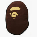Bape Ape Head Cushion marrón/negro