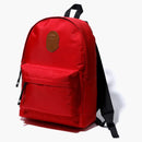 Bape Ape Head Day Pack Red