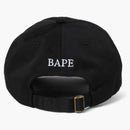 Bape Ape Head Embroidery Panel Cap (adult) Black