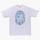 Bape Ape Head Firework I Tee White/blue
