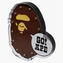 BAPE APE APE LED LETOD BROWN BROWN
