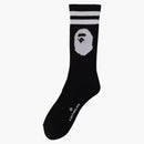 Bape Ape Head Line Socks Black