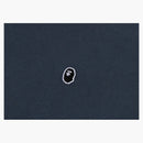 Bape Ape głowica jeden punkt pullover z kapturem marynarka wojenna