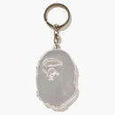 BAPE APE HEAD Reflexe Keychain (FW20) WHITE