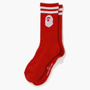 Bape Ape Head Socks (FW19) Red