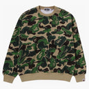 Bape Art Camo Metal One Point Crewneck Green