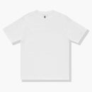Camiseta de bolsillo de logotipo negro de Bape White