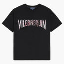 BAPE Black x vilebrequin logo té negro
