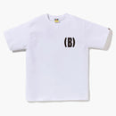 BAPE B One Point Tee White
