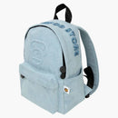 Bape Baby Milo Denim Mini Bagpack Multicolor