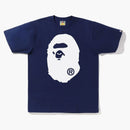 BAPE BICOLOR Big Ape Head Tea Navy