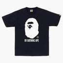 Bape Bicolor By Bathing Ape Tee Navy