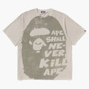 Bape Big Ape Head Tea Ivory/Ivory