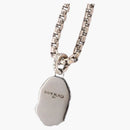 Collar de madface negro de Bape plateado