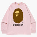 BAPE genom att bada apa l/s te (SS22) rosa