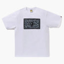 BAPE CARD TEE BIANCO/NERO