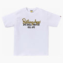 Bape Champion Logo Tee White