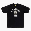 Bape Check College Tee Black