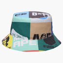 Bape Classic Logo Reversible Bucket Has Multi