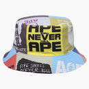 Bape Classic Logo Reversible Bucket Has Multi