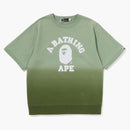 Bape College Gradation S/S Sweat Crewneck Green