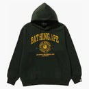 Bape College Graphic Pullover Hoodie Green