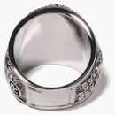 Bape College Ring Silver