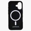 BAPE College iPhone 16 Case negro