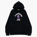 Bape Color Camo College Pullover Hoodie (FW21) Black/Purple
