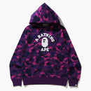 Bape Color Camo College Pullover Hoodie (SS21) Purple