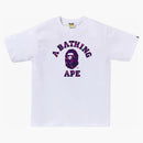 Bape Color Camo College Tee (ss24) White/purple