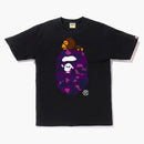 Bape Color Camo Milo on Big Ape Relaxed Tea Black/Purple