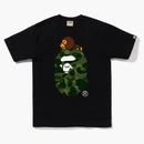 Bape Color Camo Milo on Big Ape Tea (FW22) Black Green