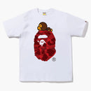 Bape Color Camo Milo on Big Ape Tea (FW22) White Red
