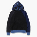 BAPE Color Camo Relajado Fit Full Zip Soodie Navy