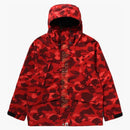 Bape Color Camo Snowboard Chaqueta (SS24) Rojo