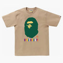 Bape Colors By Bathing Ape Tee (ss24) Beige