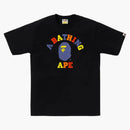 Bape Colors College Tee Tee Black