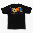 Bape Colors Shark Ponr Tee Black