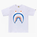 Bape Colors Shark Ponr Tee White