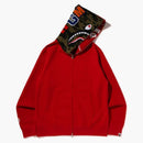Bape Crazy Face Full Zip Soodie Red
