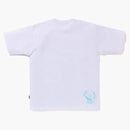 Bape cyber da bagno cyber scimmia rilassata tee white