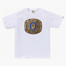 Bape Foil Bape College Ring Tee White