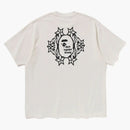 Bape Gothic Logo Relaxed Fit Tee Ivory