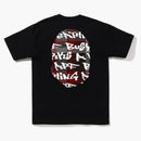 Bape Graffiti Check Big Ape Head Tea Black Black