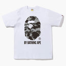 BAPE GRID CAMO BY BAJO APE TEE (FW22) NEGRO BLANCO