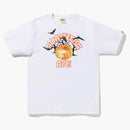 Bape Halloween Jack O 'Lantern College Tee White