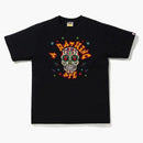 Bape Halloween Skull tè nero