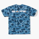 Bape Honeycomb Camo Tee Blue