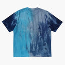 Bape Ice Dye College Relaxed Fit Tee Blue